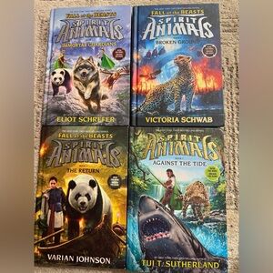 Fall of the Beasts, Spirit Animals books 1, 2, 3, & 5 book lot series